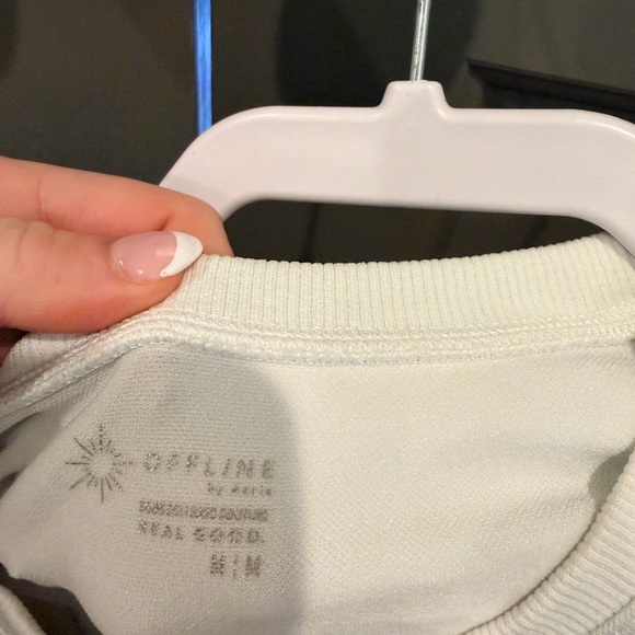 Aerie White Crop Top for Women - Picture 3 of 3